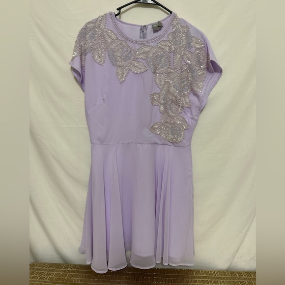 ASOS‎ Lavender Sequined Dress Size 10 - Picture 1 of 8